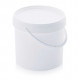 Round bucket with lid and handle - 5.6 litres