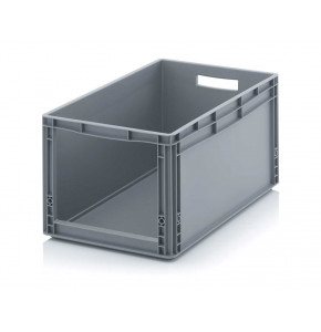 Euro container with front opening