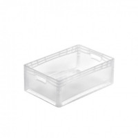 Euro-line solid bin 600 x 400 x 220 mm - Translucent