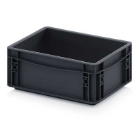 ESD Euro conductive bin 3212HD - 300x200x120 mm