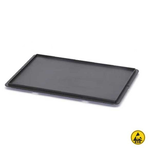 Conductive lid D43K for EURO bin 400x300 mm