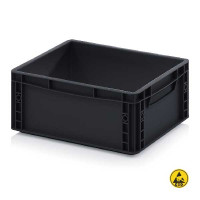 ESD Euro conductive container  4317HG - 400x300x170 mm