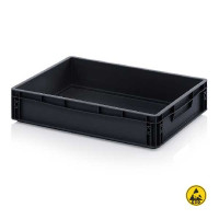 Bac Euro conducteur ESD 6412HG - 600x400x120 mm