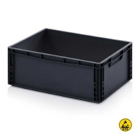 Bac Euro conducteur ESD 6422HG - 600x400x220 mm
