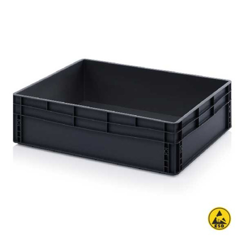 Bac Euro conducteur ESD 8622HG - 800x600x220 mm