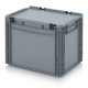 AED43.32HG full bin with lid and closed handles - 400x300x335 mm