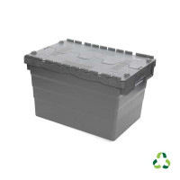 Bac de transport gris ECO ALC - 600x400xH365 mm