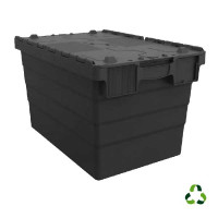 Bac de transport noir ECO ALC - 600x400xH365 mm