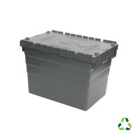 Bac de transport gris ECO ALC - 600x400xH416 mm