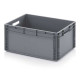 EURO solid bin with open handles - EG 6427 - 600x400x270 mm