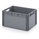 EURO solid bin with open handles - EG 6432 - 600x400x320 mm