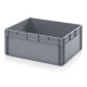 EURO solid bin with closed handles - EG 8632 HG - 800x600x320 mm