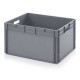 EURO solid bin with open handles - EG 8642 - 800x600x420 mm