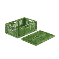 Foldable green bin 600x400x230