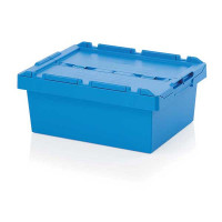 MBD 6422 reusable transport bin with lid - 600x400x240 mm