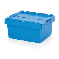 MBD 6427 reusable transport bin with lid - 600x400x290 mm