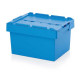 MBD 6432 reusable transport bin with lid - 600x400x340 mm