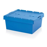 MBD 8632 reusable transport bin with lid - 800x600x340 mm