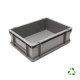 EUROBOX grey solid bin - 400x300xH120 mm