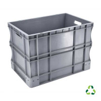 EUROBOX grey solid bin - 600x400xH420 mm