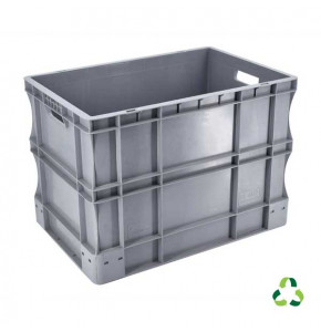 EUROBOX grey solid bin - 600x400xH420 mm