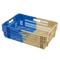 Bac gerbable emboîtable bi-color ajouré - 600x400x187 mm