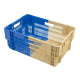 Stackable and nestable bi-color ventilated crate – 600x400x245 mm
