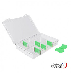 Box with fixed and removable compartments - MULTICASE