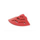 Caillebotis d'angle rouge - ép. 33 mm