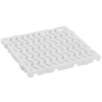 White grating 500x500x33 mm