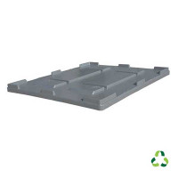 Couvercle en polypropylène recyclé pour caisse-palette - 1200 x 1000 mm