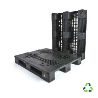 RBP perforated logistics pallet for heavy loads in recycled PP