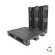 Full RBP heavy load logistics pallet in recycled PP - 3 skids - 1200x1000 mm