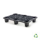 Lightweight pallet - 6 feet - perforated deck - 800x600 mm - recycled PP