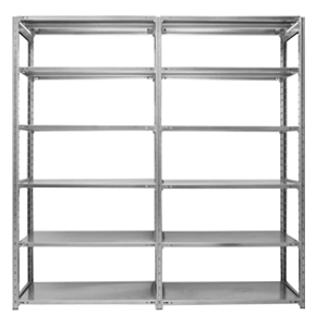 Rayonnage métallique modulable